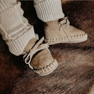Donsje 0-6m Leather Fur Booties